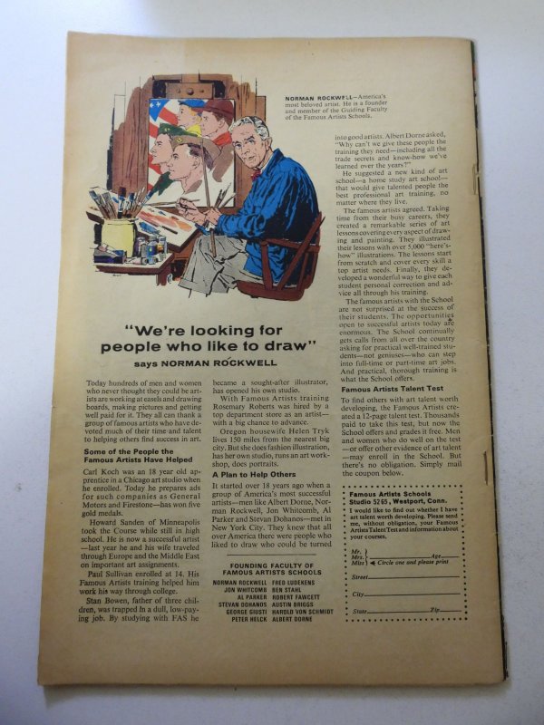 Kid Colt Outlaw #135 (1967) VG+ Condition 1/2 Spine Split