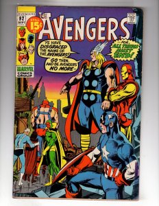 The Avengers #92 (1971)  - [CR400-FP#01]