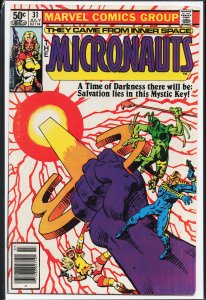 Micronauts #31 Newsstand Edition (1981) Micronauts