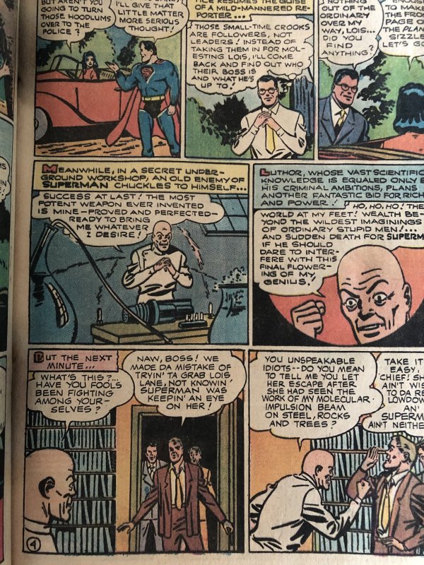 Superman 243, reader, great classic Luthor atomic weapon story
