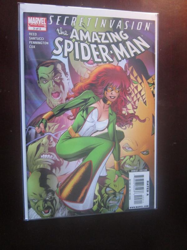 Secret Invasion Amazing Spider-Man #1 to #3 - VF+ - 2008