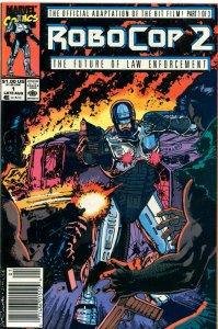 Robocop 2 #1 Marvel Comics 1990 VF+ Newsstand