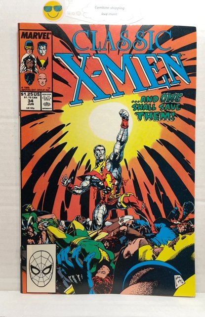 Classic X-Men #34 Direct Edition (1989)