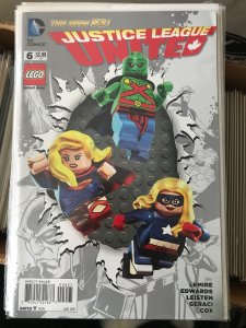 Justice League United #6 Lego Cover (2015)