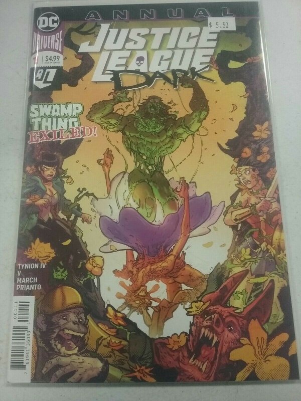 JUSTICE LEAGUE DARK ANNUAL #1 DC COMICS SWAMP THING COVER A 1ST PRINT/  NW74x1