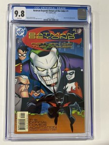 Batman Beyond Return Of The Joker 1 2001 CGC 9.8 white pages DC Comics