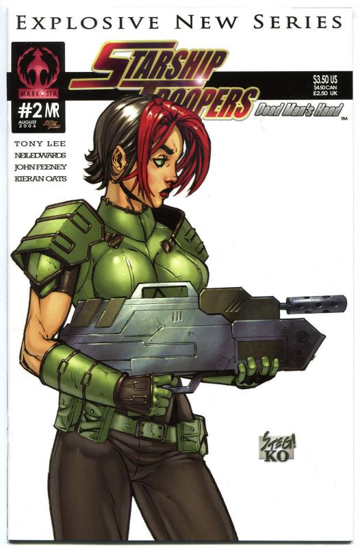 STARSHIP TROOPERS #2 B, NM, Markosia, Bugs, Sci-fi, 2006, more Horror in store