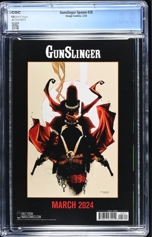 Gunslinger Spawn #28 (2/24) Graded CGC 9.8