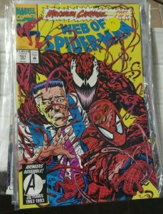 Web of spider-man # 101  1993 marvel  MAXIMUM CARNAGE PT 2  VENOM DEMONGOBLIN