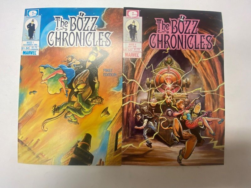 3 Bozz Chronicles EPIC comic books #1 3 4 23 KM11