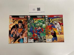 3 Superman DC Comics # 697 698 699  Superboy Krypto 33 NO10