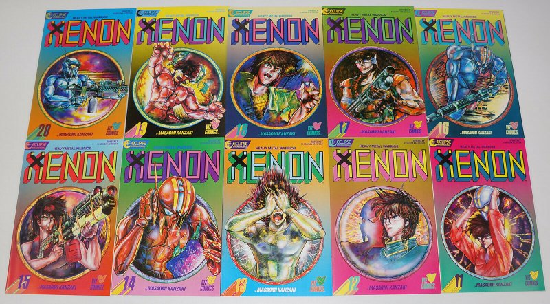 Xenon #1-23 VF/NM complete series - eclipse comics/viz manga heavy metal warrior