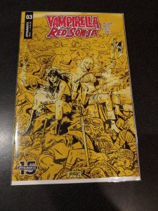 Vampirella Red Sonja #3D Romero Variant NM