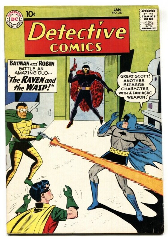 Detective #287 Batman-Origin Of J'onn J'onzz -1961-VF-