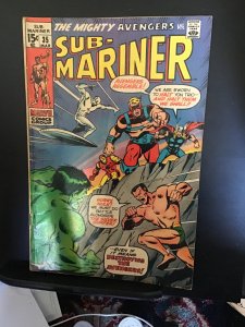 Sub-Mariner #35 (1971) affordable grade The Defenders prequel! VG+ Wow!