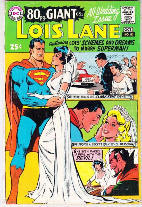 Lois Lane, Superman's Girlfriend  #86 (Oct-68) VF/NM High-Grade Superman, Loi...