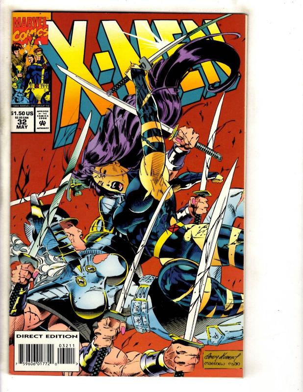 10 X-Men Marvel Comic Books # 31 32 33 37 40 41 42 43 44 50 Gambit Wolverine JD2