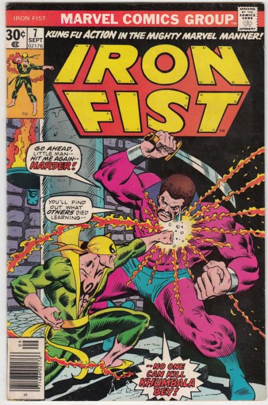 Iron Fist #7 (Sep-76) NM- High-Grade Iron Fist