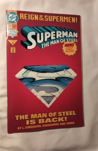 Superman: The Man of Steel #22 Die-Cut Cover (1993)