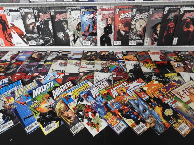 Huge Lot 190+ Comics W/ Daredevil, Excalibur, X-Force MORE DD!  Avg VF Condition