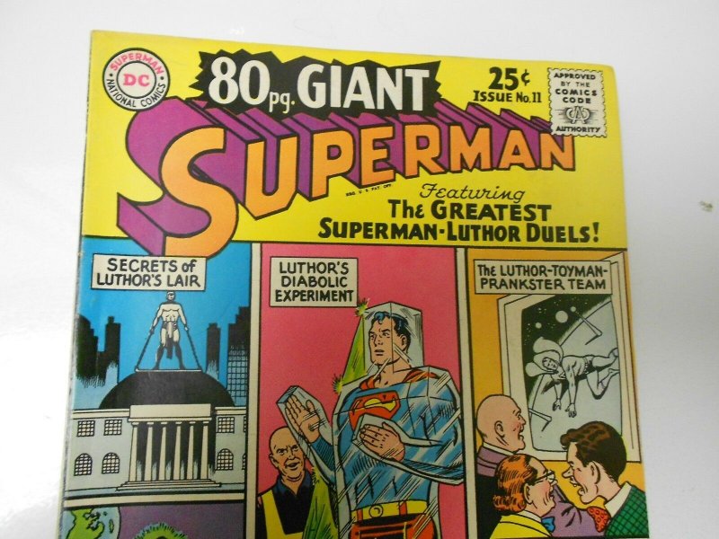 1965 SUPERMAN 80 PAGE GIANT #11 Superman vs Lex Luthor (5.5)