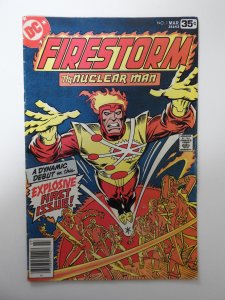 Firestorm, The Nuclear Man #1 (1978) VG- Condition! 1 in tear front cover