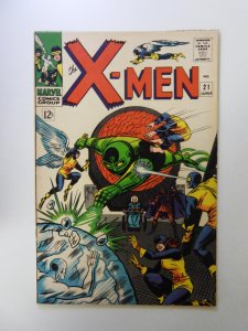 The X-Men #21 (1966) FN+ condition manufactured with one staple
