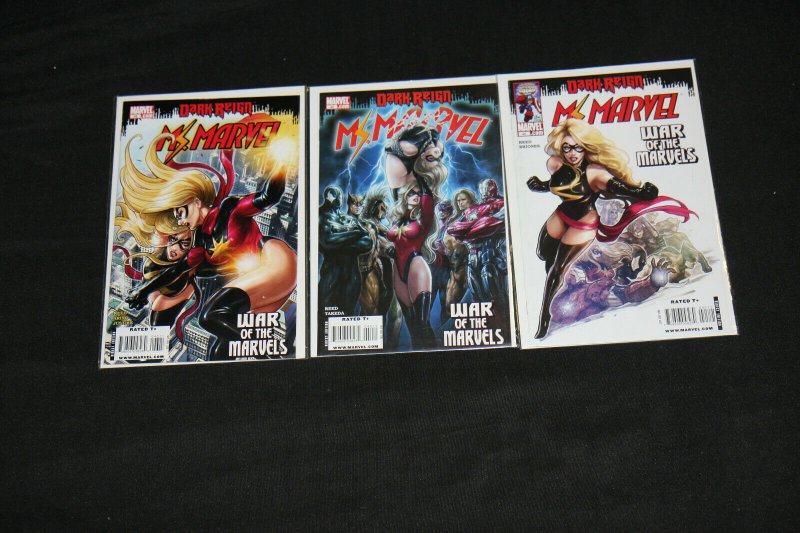 MS. MARVEL - 2009  LOT OF 7 COMICS #1,14,35,40,43-45   VF - NM