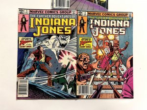 3 Indiana Jones Marvel Comic Books #4 5 6 Spiderman Iron-Man Thor Hulk 101 JS3