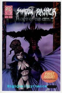 SHADOW SLASHER #1, NM+, Blood of the City, RipLash, 1994, more indies in store