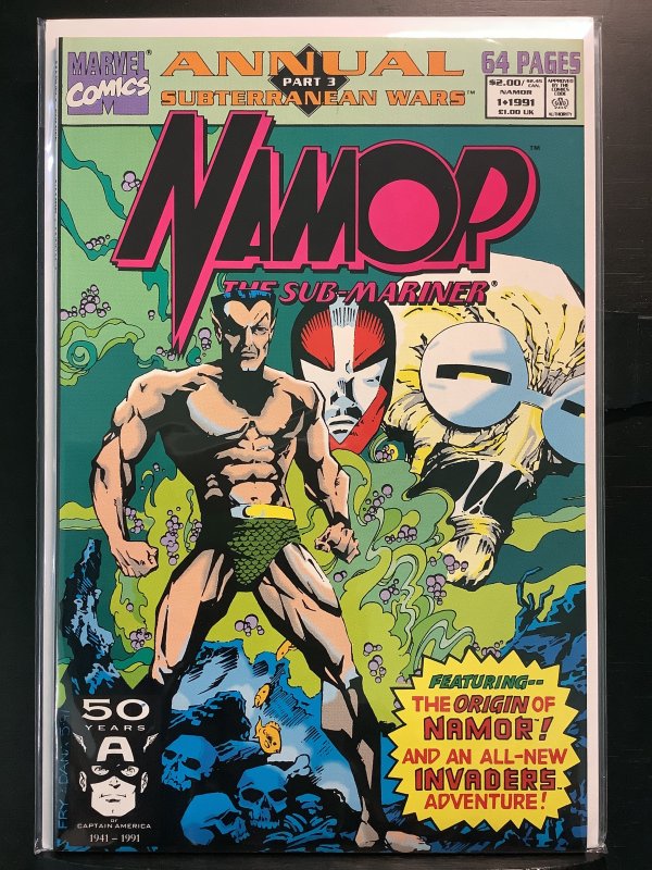 Namor, The Sub-Mariner Annual #1 Direct Edition (1991)