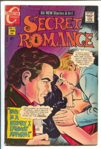 Secret Romance #14 1971-Charlton-love triangle cover & story-Susan Crayn appe...