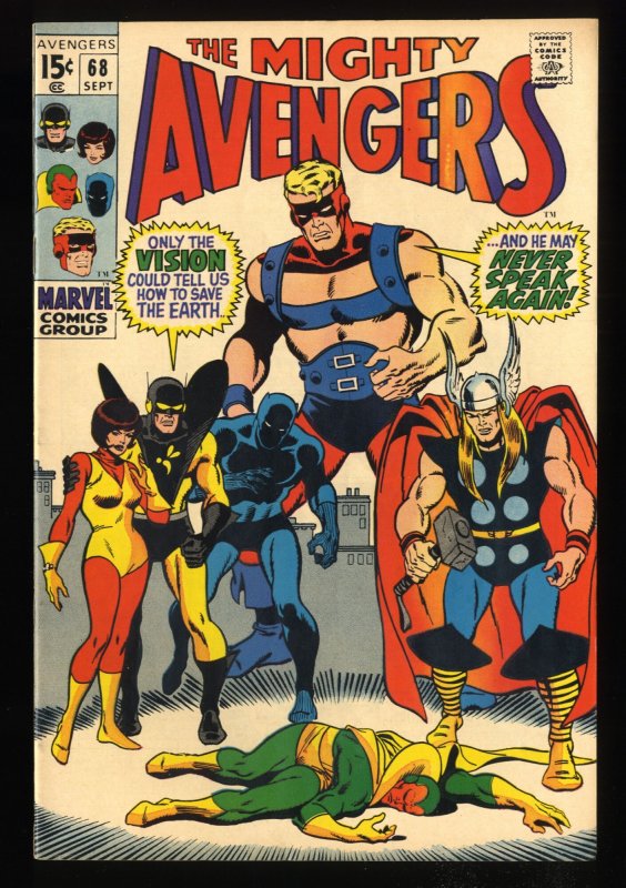 Avengers #68 FN- 5.5