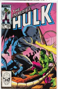 The Incredible Hulk #292 (1984) Hulk