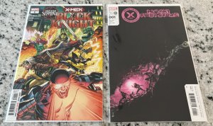 Lot Of 2 X-Men Marvel Comic Books Mutant First Strike 1 NM Black Knight 1 1 J433