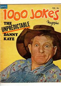 1000 JOKES MAGAZINE 112  Feb 1965 Danny Kaye feature