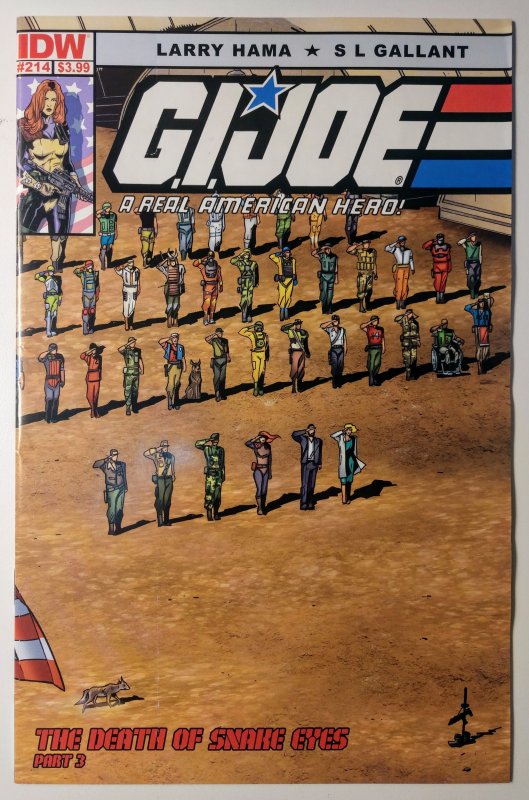 G.I. Joe: A Real American Hero #214 (9.0, 2015) 2nd Printing