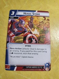 2021 Marvel Champions: Captain America Nemesis: Heroic Strike