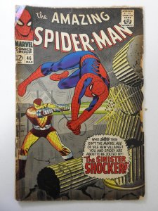 The Amazing Spider-Man #46 (1967) PR book-length spine split, cover detached