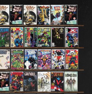 Huge Lot 150+ Comics with Excalibur, Freex, X-Factor, The Maxx, X-Men & More!