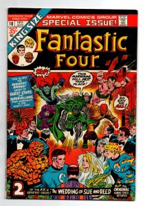 Fantastic Four King Size Special #10 - wedding of Reed and Sue - 1973 - VF