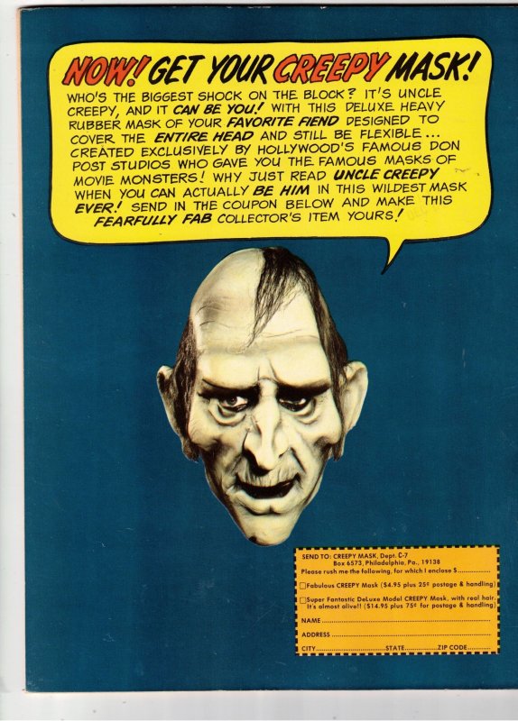 Creepy #7 1966 High-Grade NM- Frank Frazetta cover, 1 pgr! Richmond CERTIFICATE!