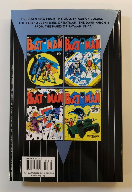 ARCHIVE EDITIONS BATMAN: THE DARK KNIGHT VOL.3 HARD COVER FIRST PRINT