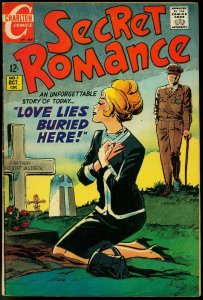 Secret Romance #1 1968-Charlton- Morbid Grave cover- Swim suits FN