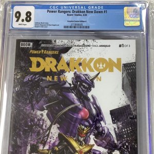 Power Rangers: Drakkon New Dawn #1 CGC 9.8 Scorpion Comics Varient Boom! Studios