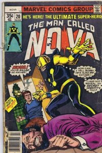 Nova #20 ORIGINAL Vintage 1978 Marvel Comics