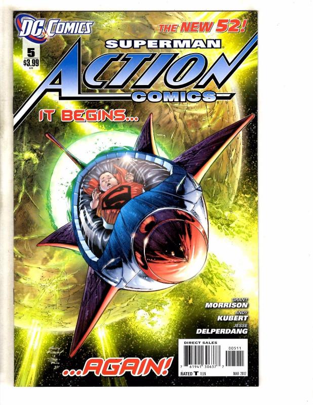 Lot Of 4 Action Comics Feat. Superman DC Comic Books New 52 # 2 3 4 5 J284