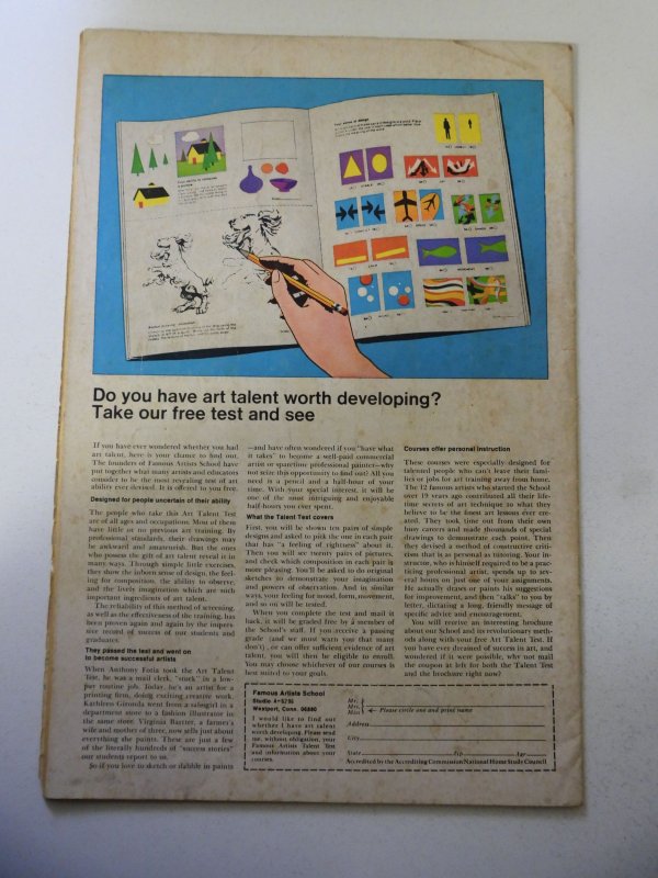 The X-Men #66 (1970) VG Condition moisture stain