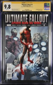 Ultimate Fallout (2011) #4 ( CGC 9.8 SS) Signed Mark Bagley * 1st Mile Morales