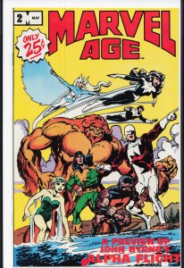 Marvel Age #2 (1983) Alpha Flight